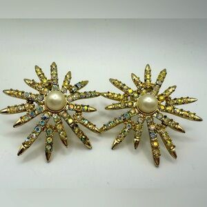 Star earrings NYE earrings vintage